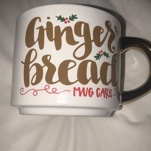 Gingerbread mug cake